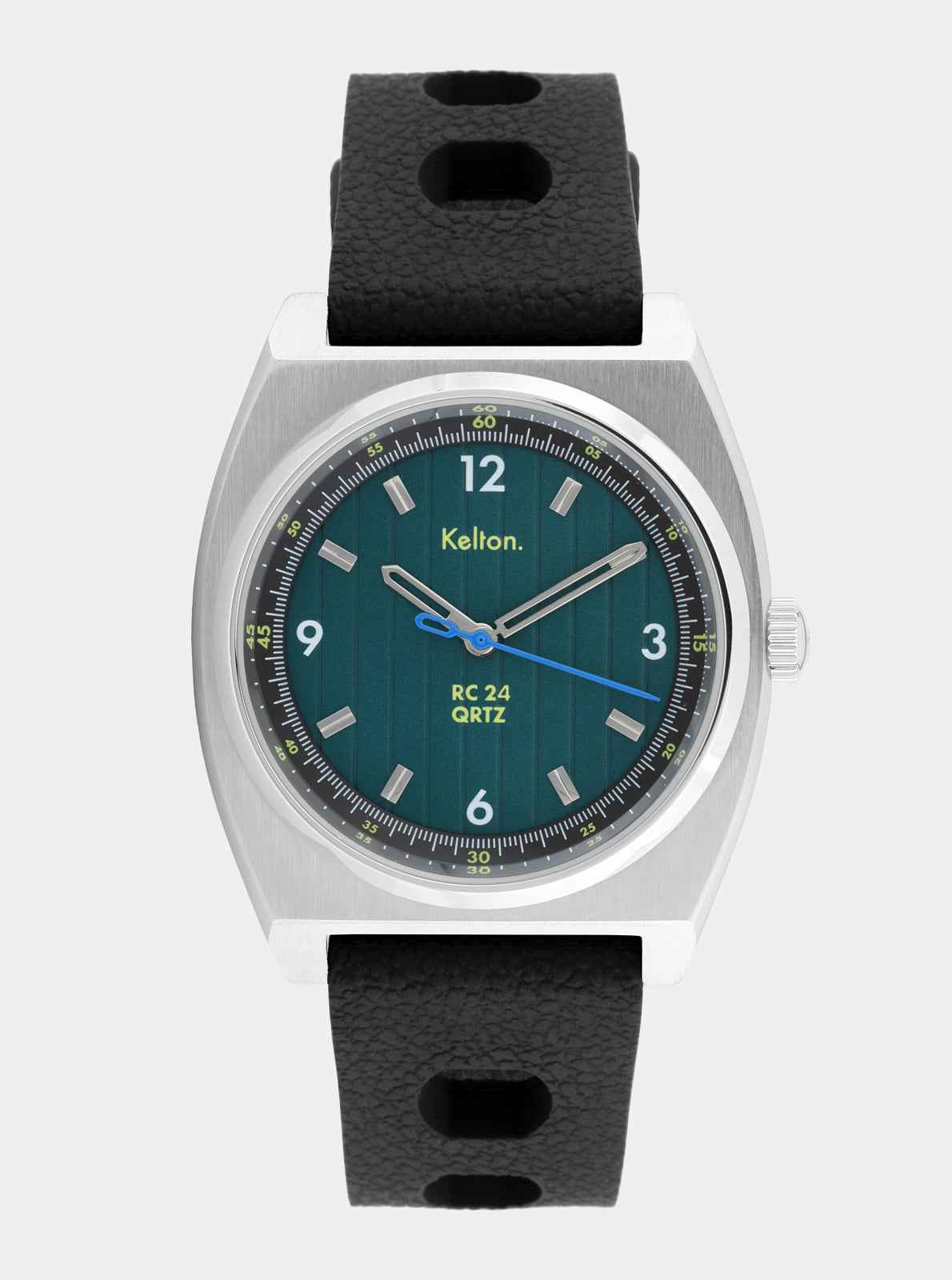 Montre RC24 Electric Quartz Verte - Bracelet Noir Tropic Racing