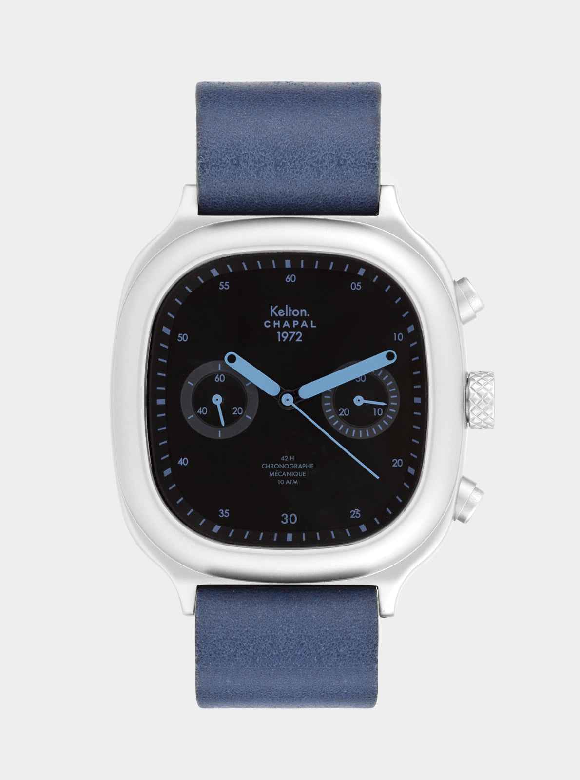Montre Chronographe 1972 Skyblue Kelton x Chapal