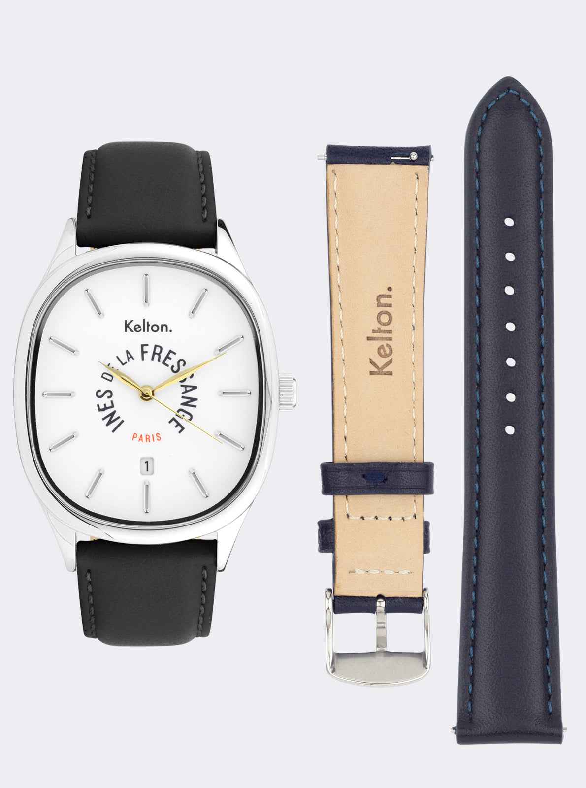 COFFRET : Montre Grande Colorama Noir IDLF