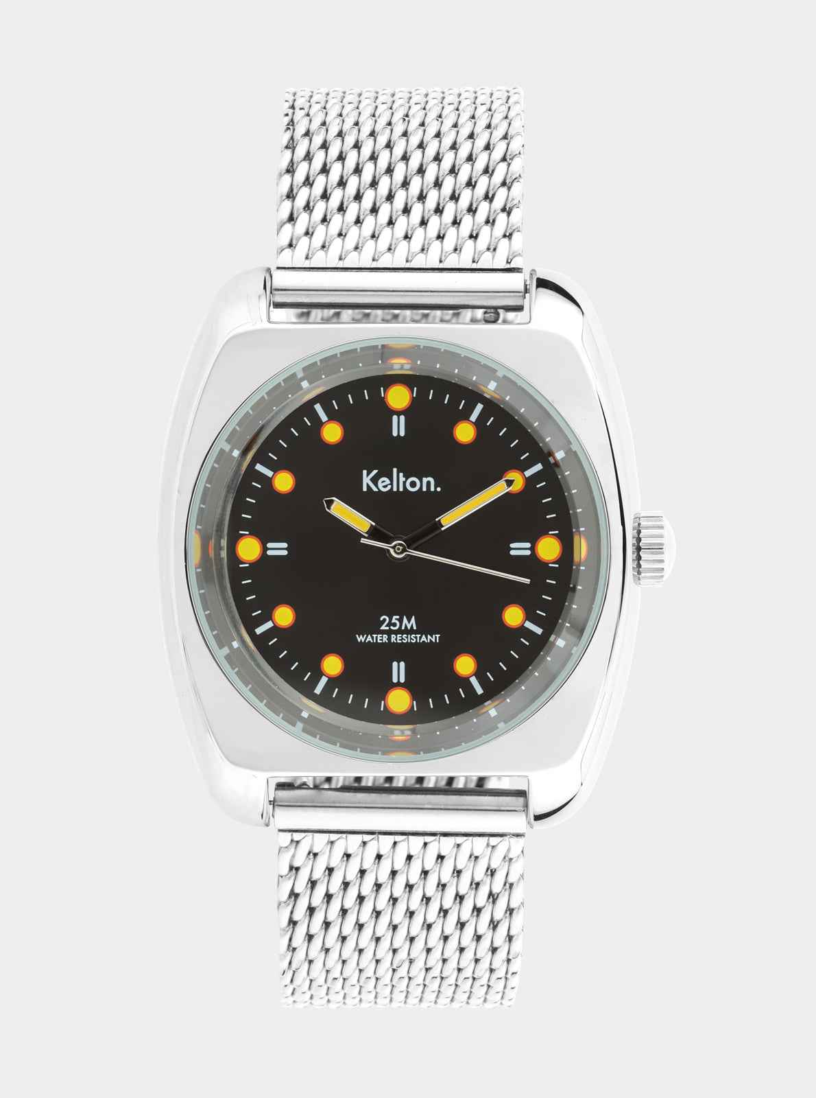 Montre RC2 Noir-Jaune Mesh