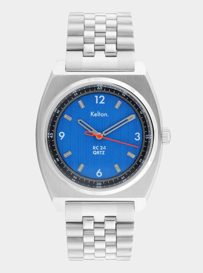 Montre RC24 Pétrole Quartz Bleue - Bracelet Jubilee