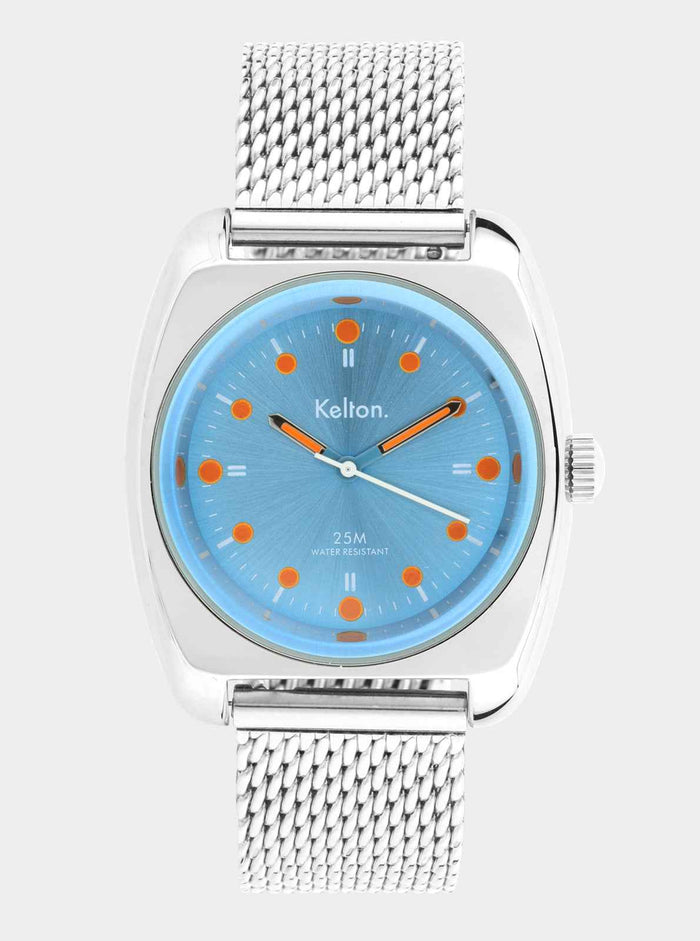 Montre RC2 Bleu-Orange Mesh