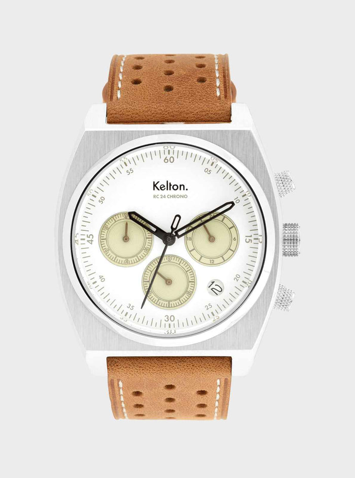 Montre RC 24 Chrono Méca-Quartz Blanc