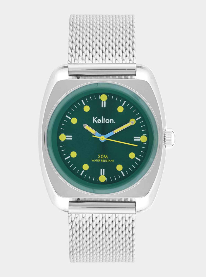 Montre RC2 Vert-Jaune Mesh