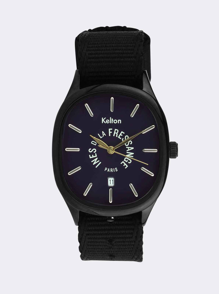 Montre Grande Colorama Minuit Kelton x Ines de la Fressange Paris