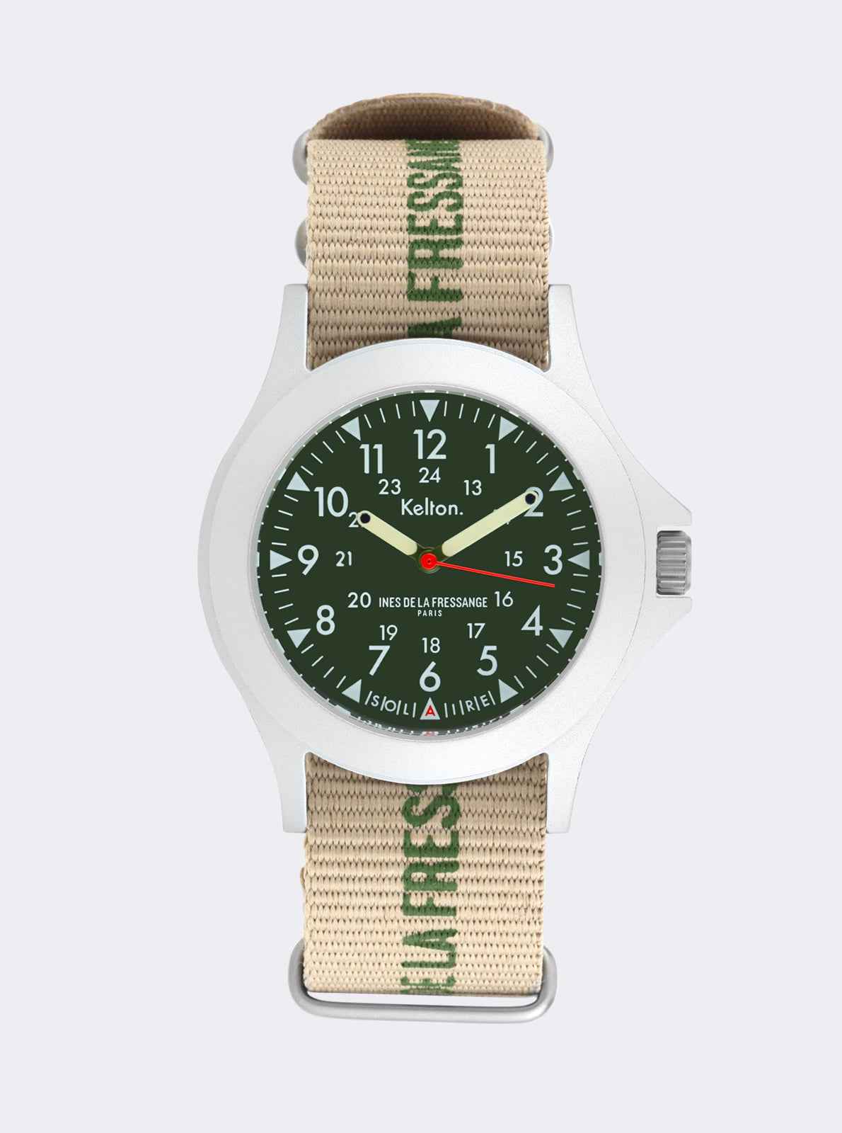 Montre Solaire Field Sand Kelton x Ines de la Fressange Paris