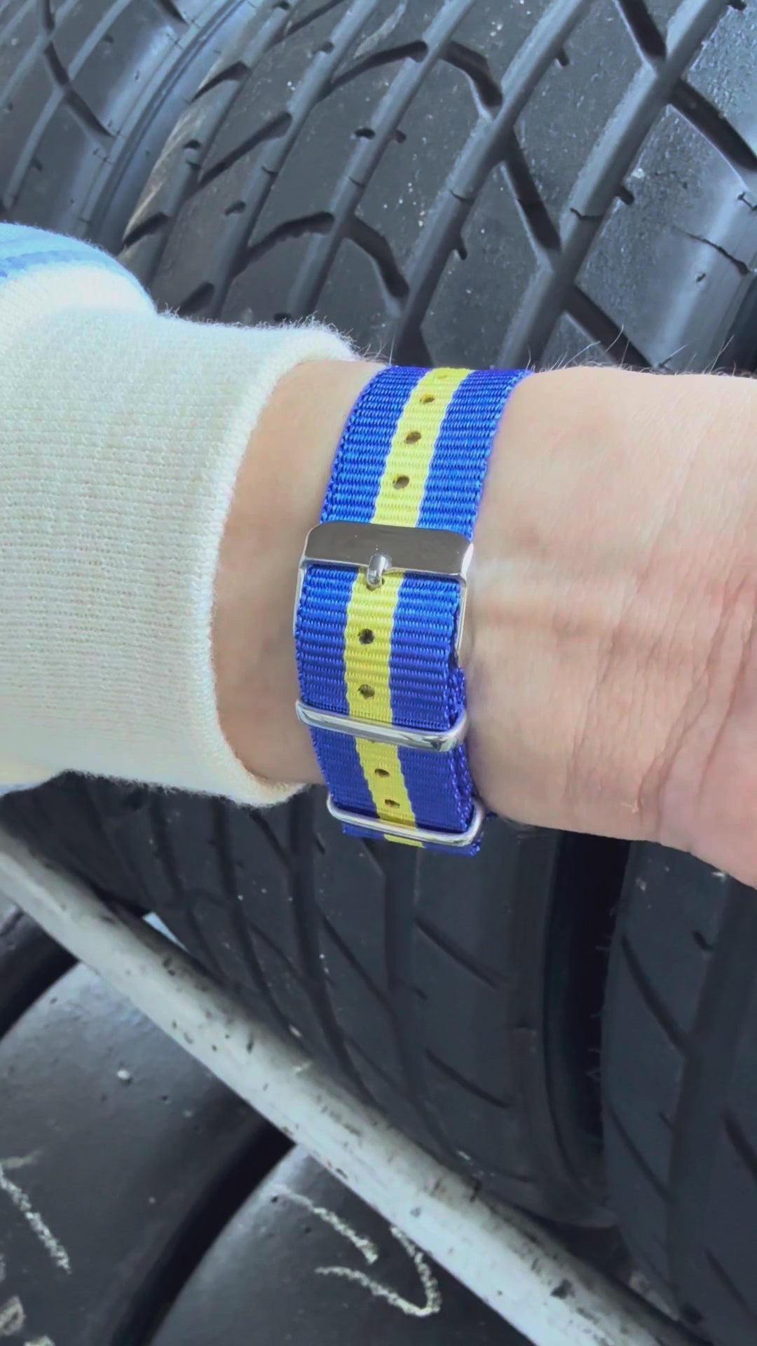 Image of RC2 Blue-Yellow NATO Watch