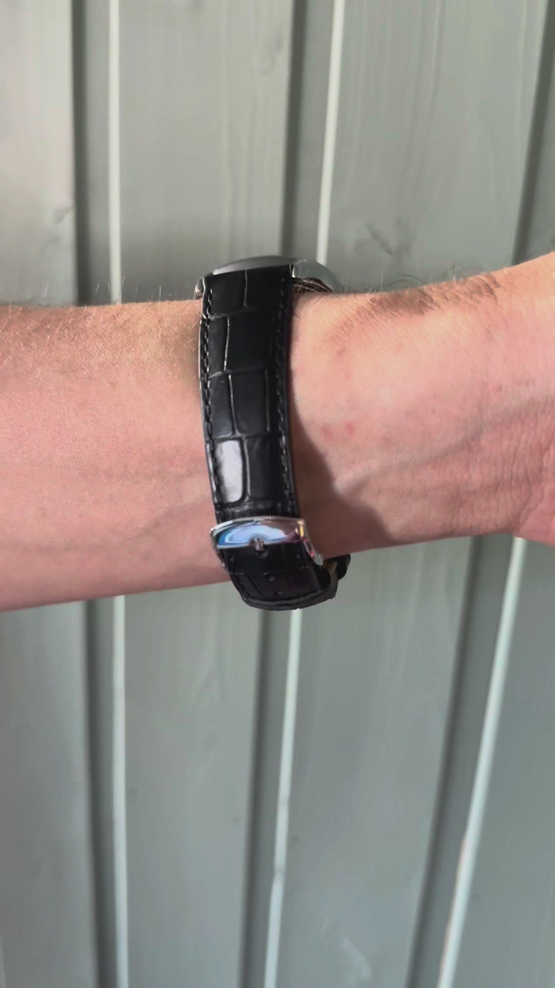 Image of Large Black Colorama Watch