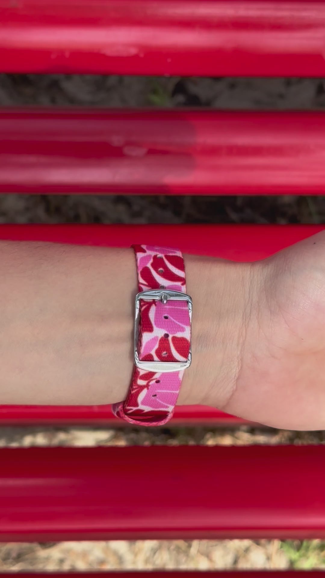 Image of Large Colorama Flora Kelton x Ines de la Fressange Paris Watch