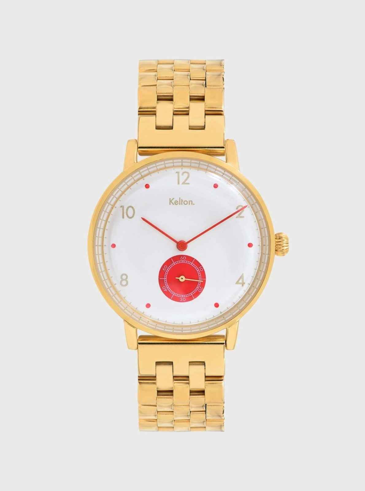 Montre Villa gold rouge