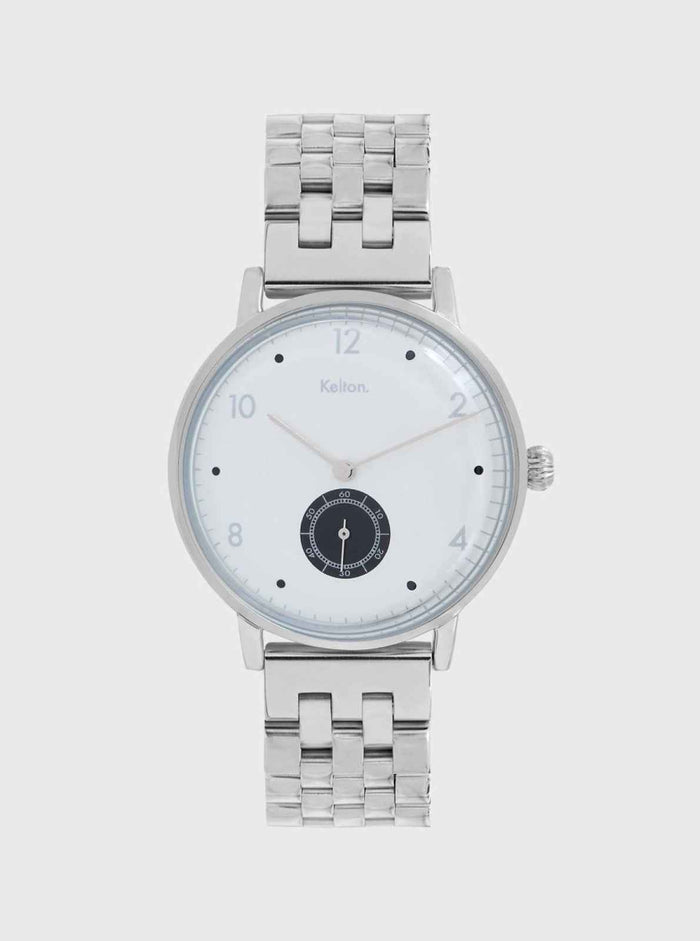 Montre Villa Silver Blanche