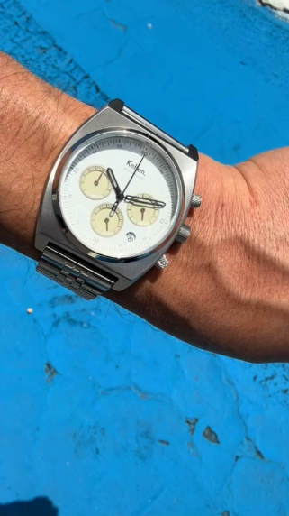 RC 24 chrono meca quartz white jubilee watch - video