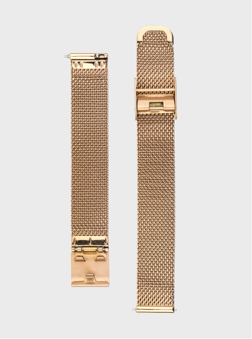 BRACELET COLORAMA MESH OR ROSE - Vue de face