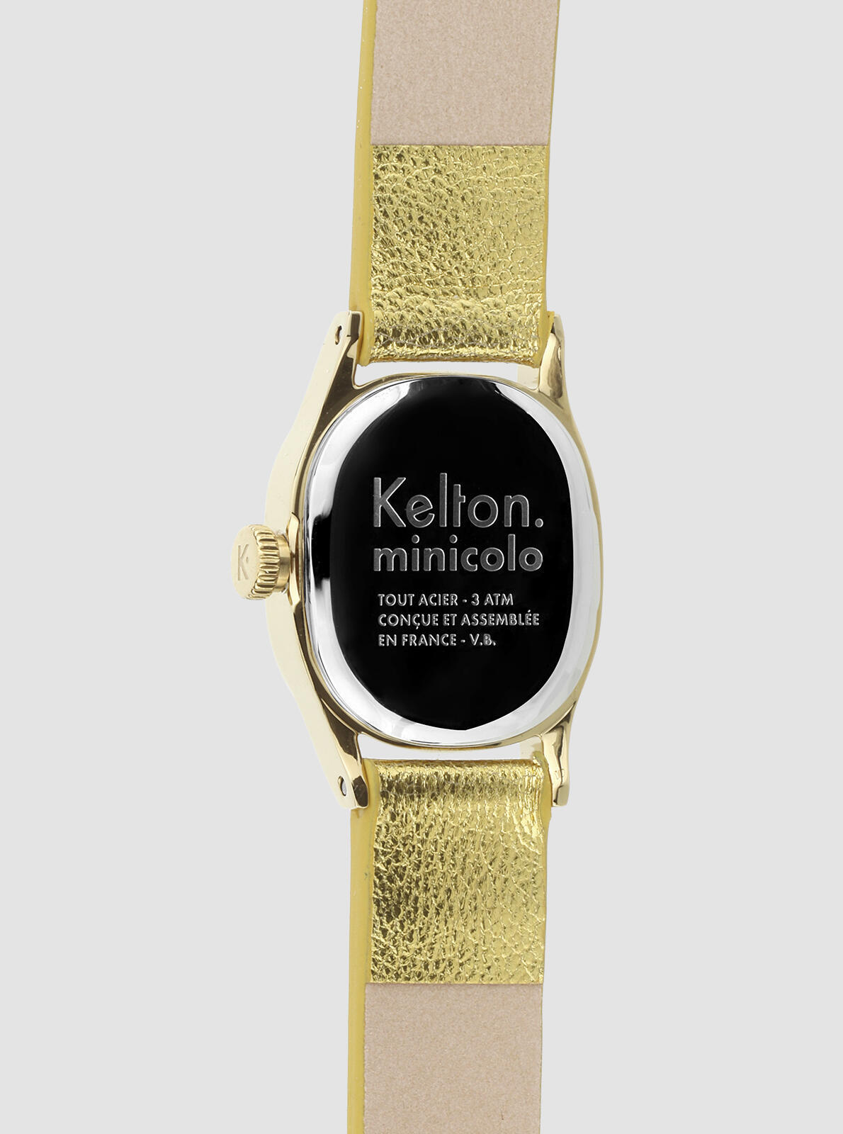 Vue arri&egrave;re Montre Minicolo Or