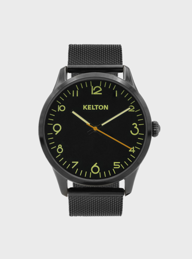 Pilote noir - montre Kelton