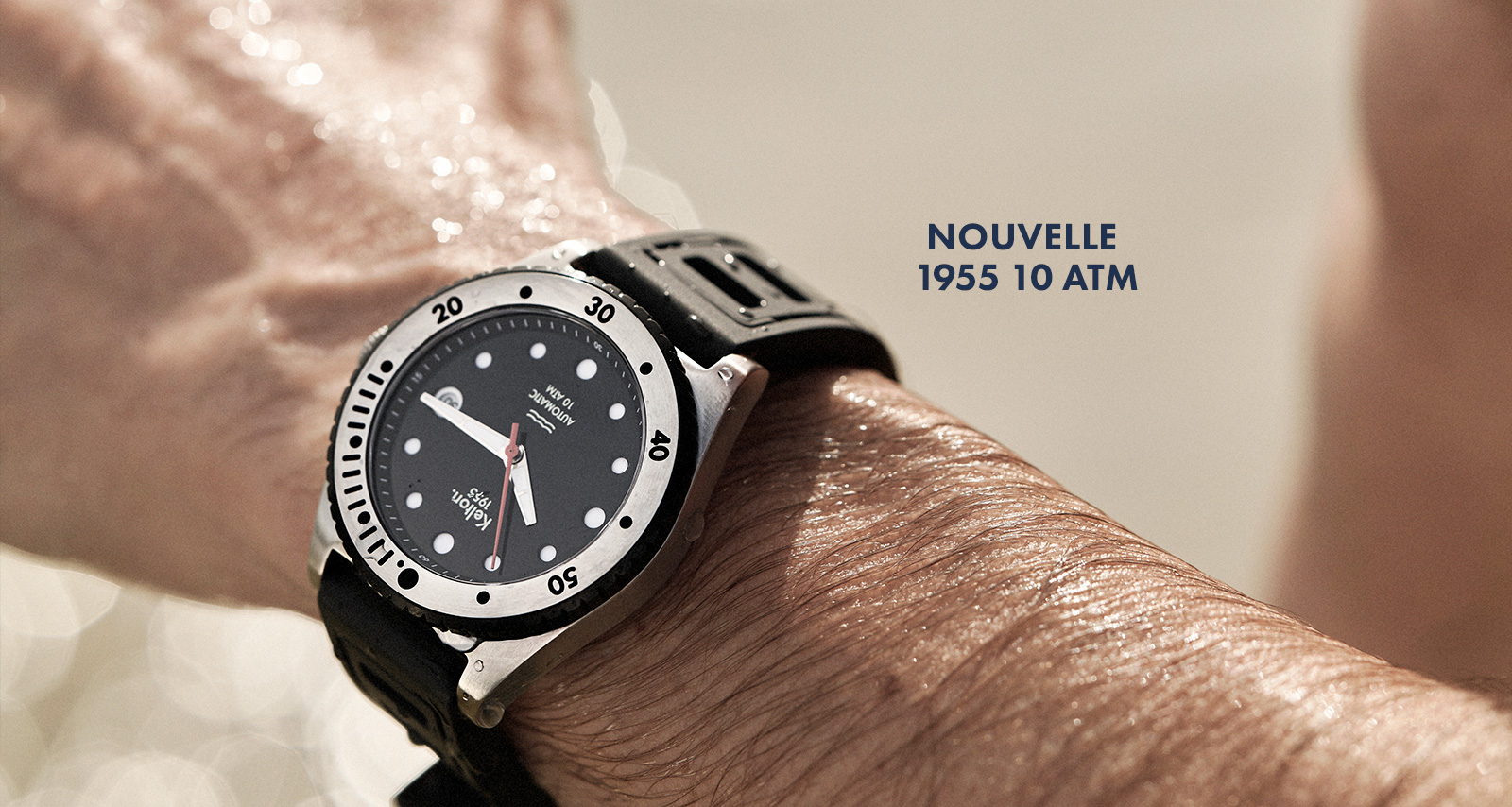 1955 montre homme plong&eacute;e